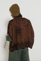 Serienumerica - Knit brown sweater vest - Extra fine Merino wool - Oversized