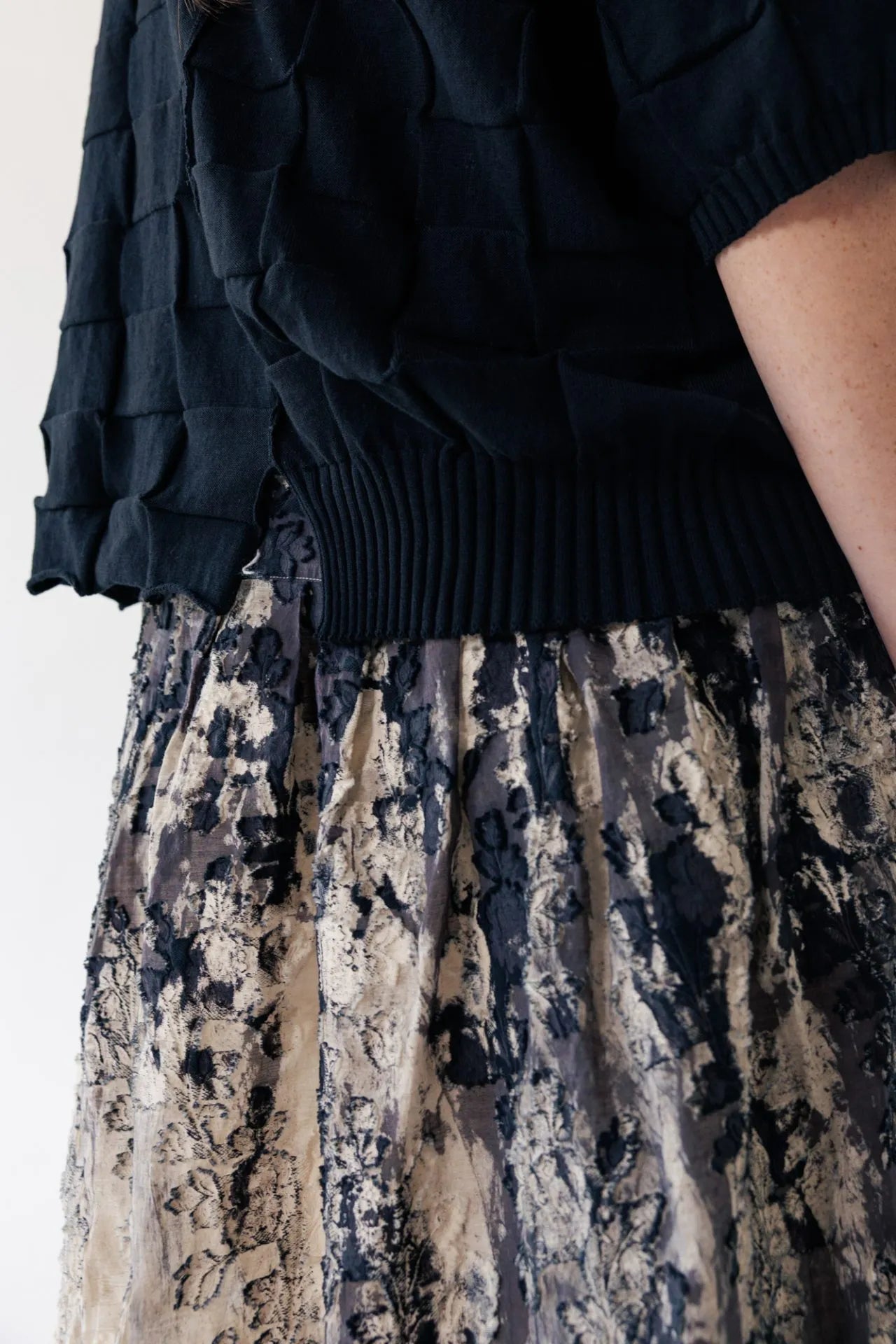 Serienumerica - Summer Sweater- Oversized Cotton - Black