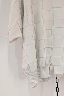 Serienumerica - Summer Sweater- Oversized Cotton - Natural