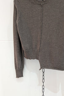 serienumerica fitted sweater , extra-fine merino wool