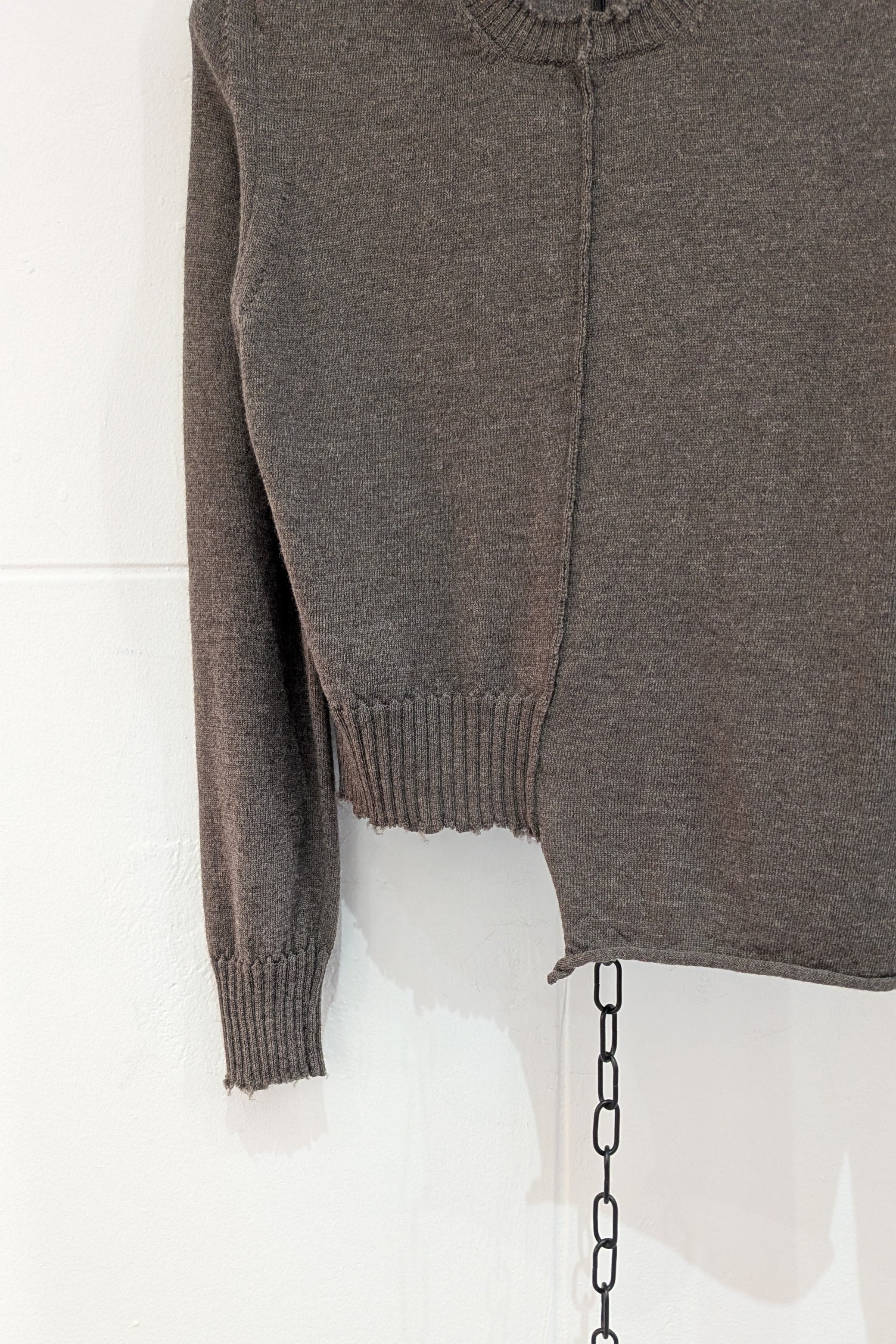 serienumerica fitted sweater , extra-fine merino wool