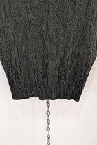 Serienumerica Grivola Knit top vest - Dark forest green - Extra Fine Merino Wool