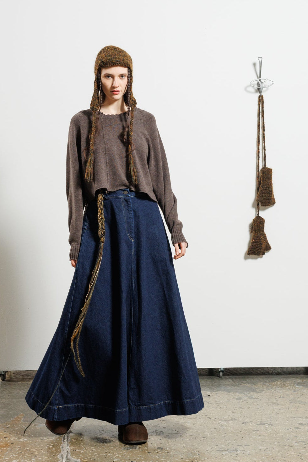 Serienumerica Open Back Sweater - recycled cashmere - merino wool