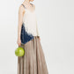 Serienumerica Silk Maxi Skirt