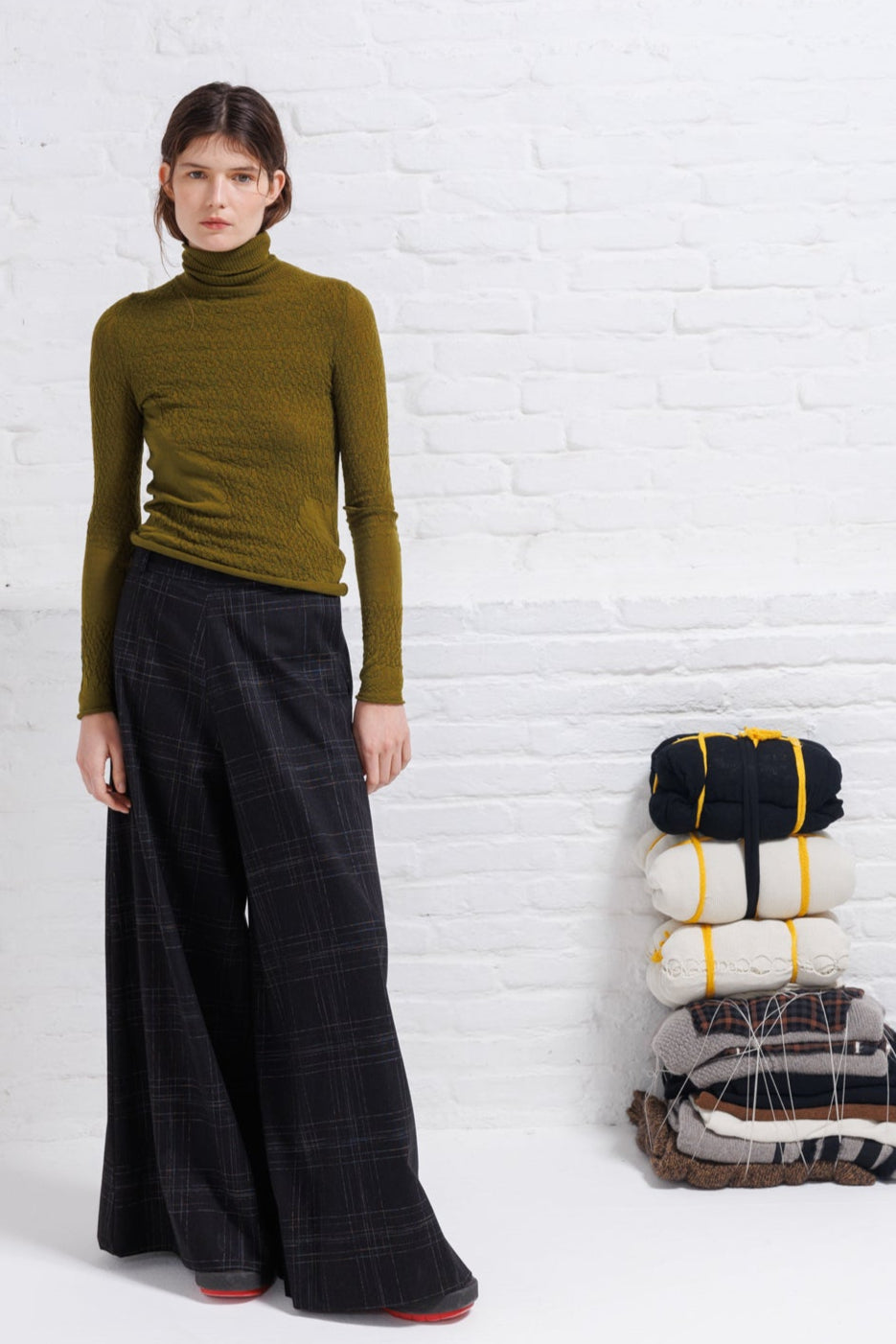 Serienumerica Wide Leg Pants