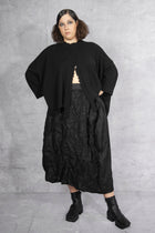 Serienumerica cardigan - oversized - recycled cashmere - taupe brown - one size