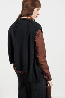 Serienumerica vest - knit - crochet - braids