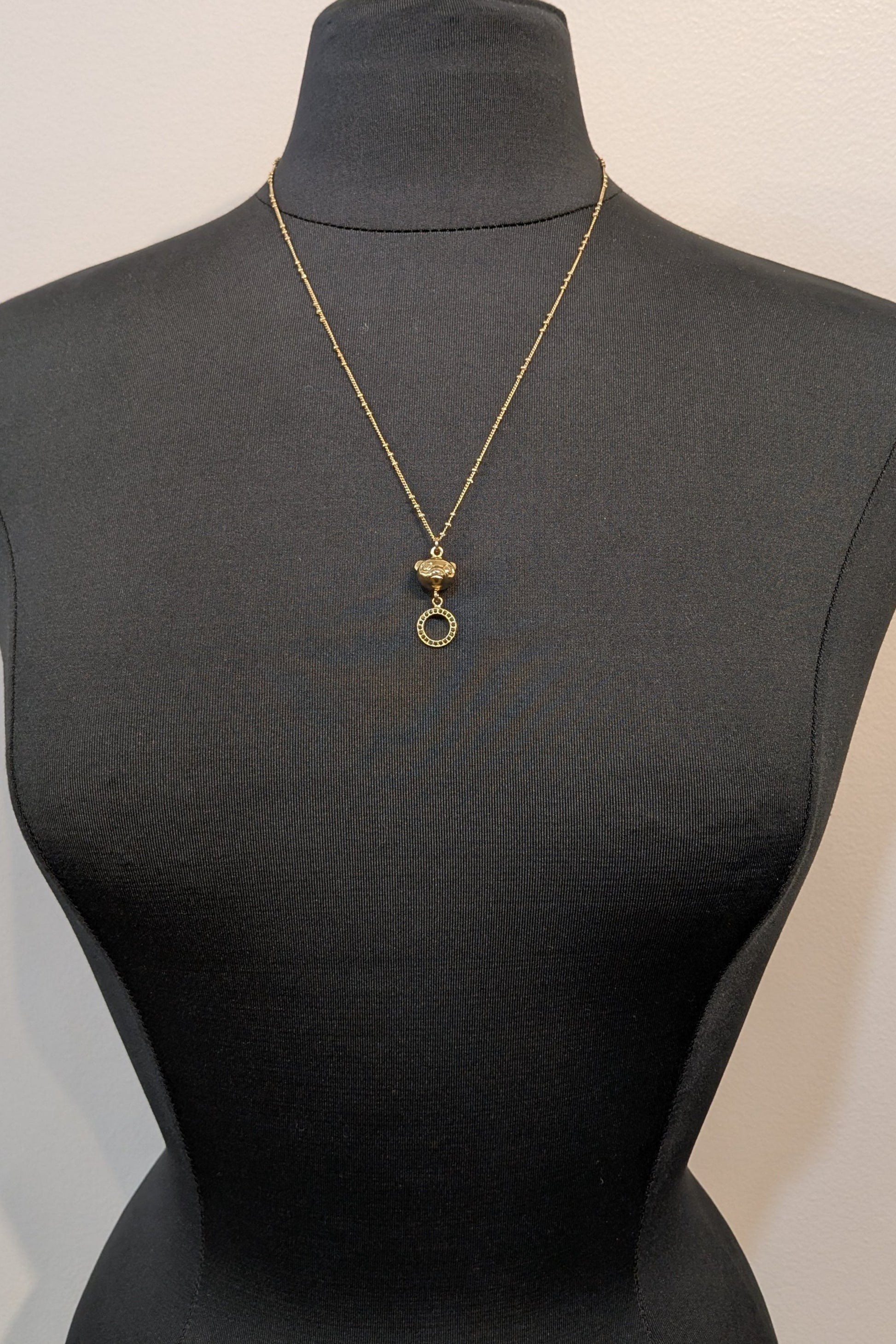 Servane Gaxotte Paris - Small teddy bear necklace