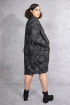 Shinyaseki - coat - cotton - cocoon - made in Japan - abstract