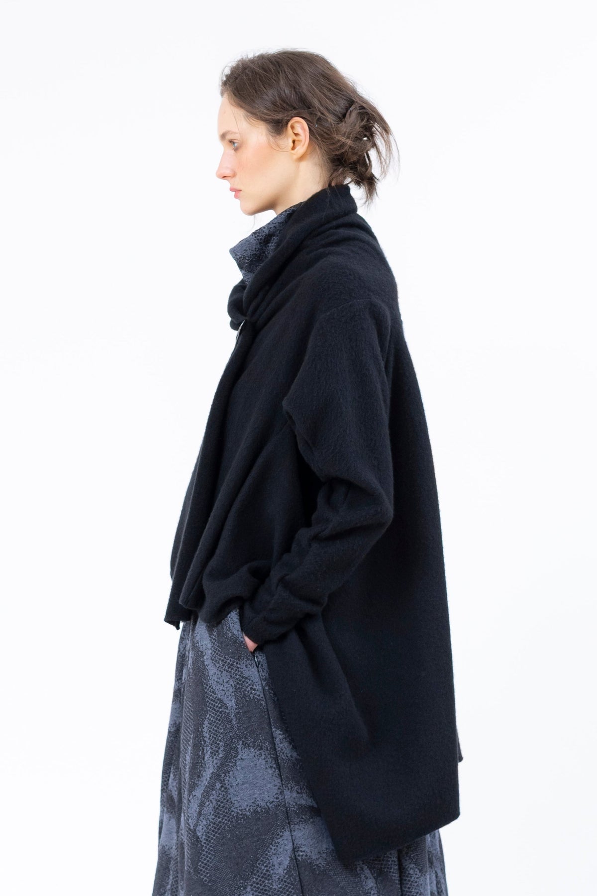Sinyaseki - Cardigan - Wrap - One Size - made in Japan - wool