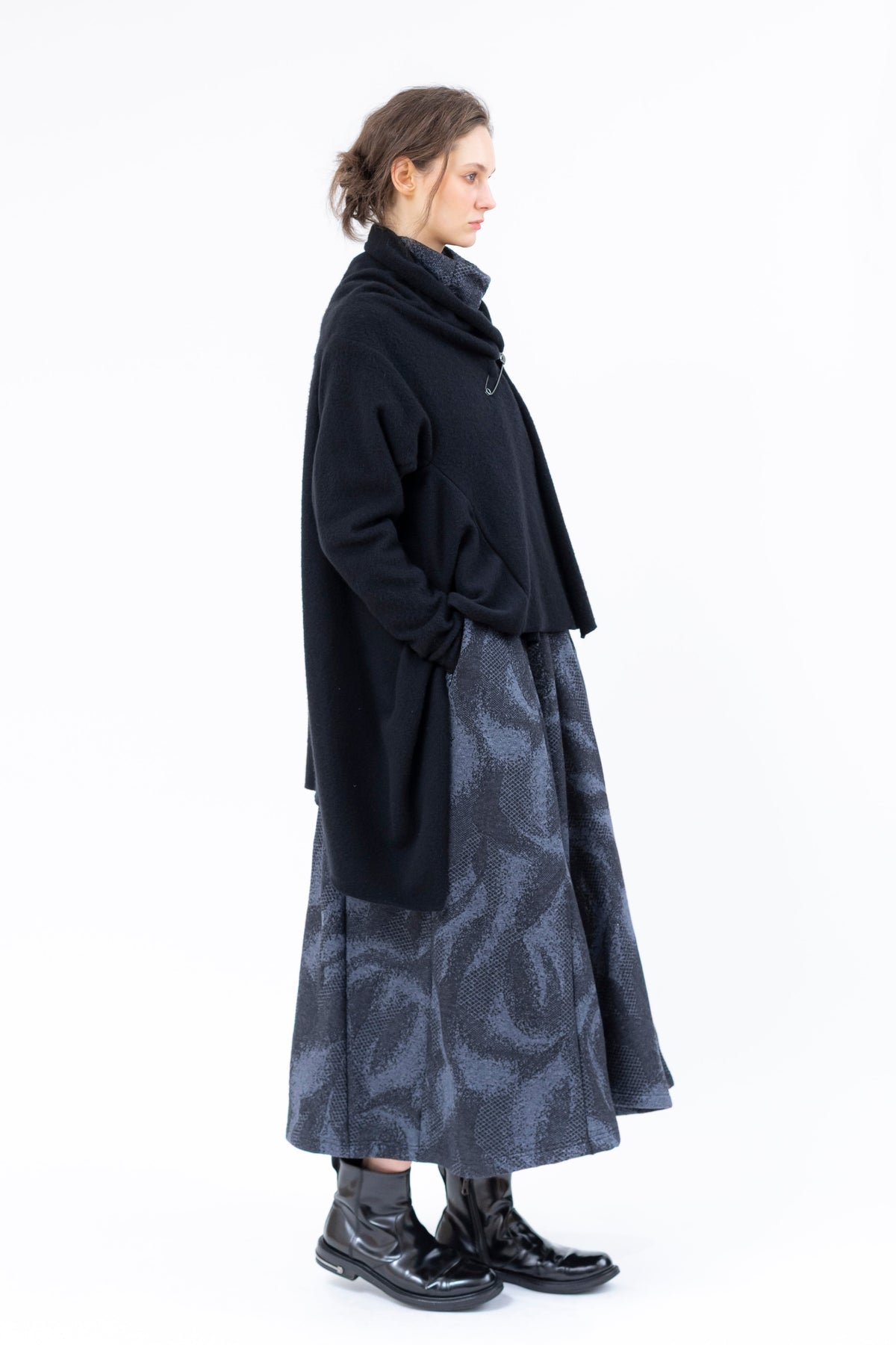 Sinyaseki - Cardigan - Wrap - One Size - made in Japan - wool