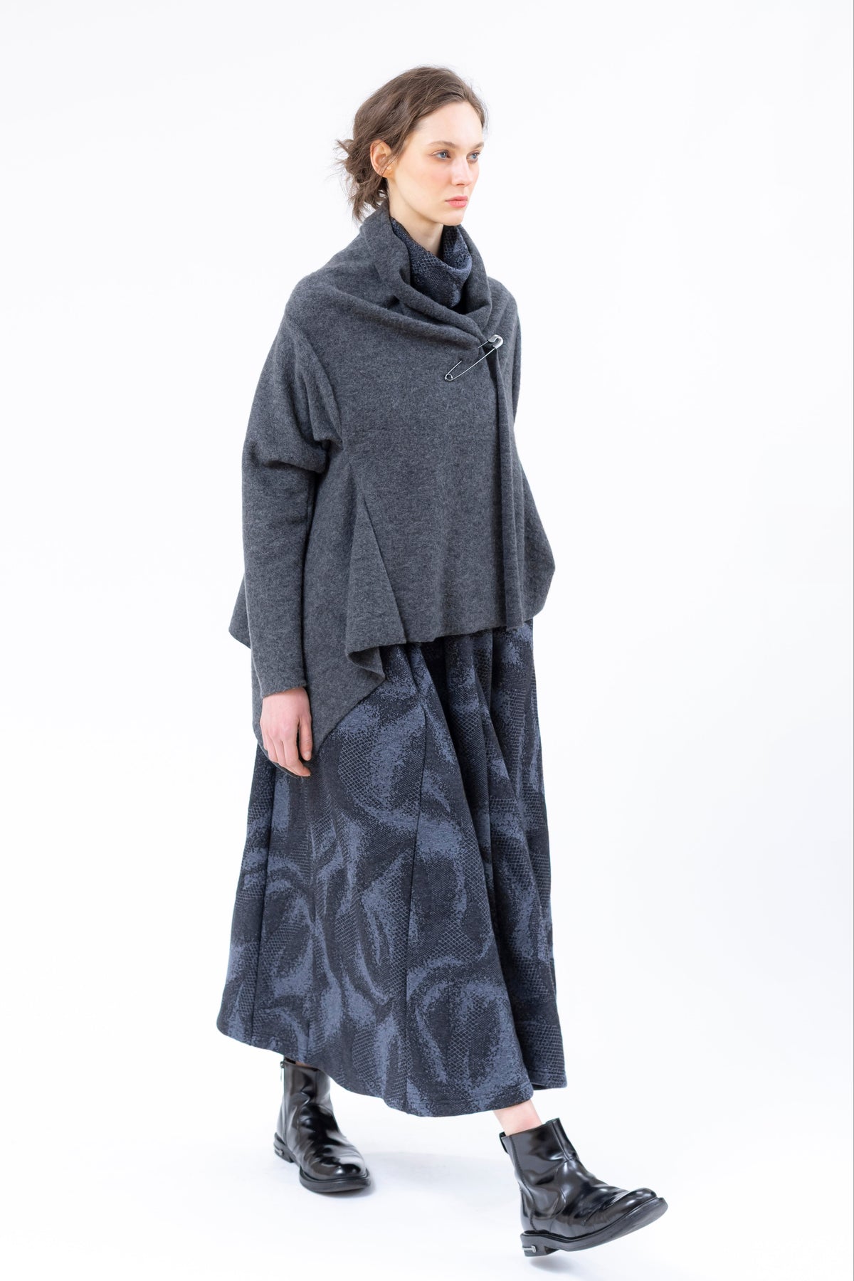 Sinyaseki - Cardigan - Wrap - One Size - made in Japan - wool