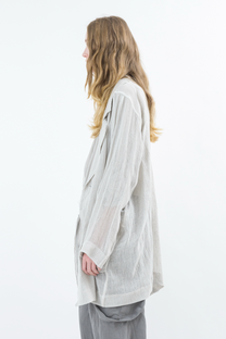 Sninyaseki Natural Linen sheer Japanese Jacket Oversized