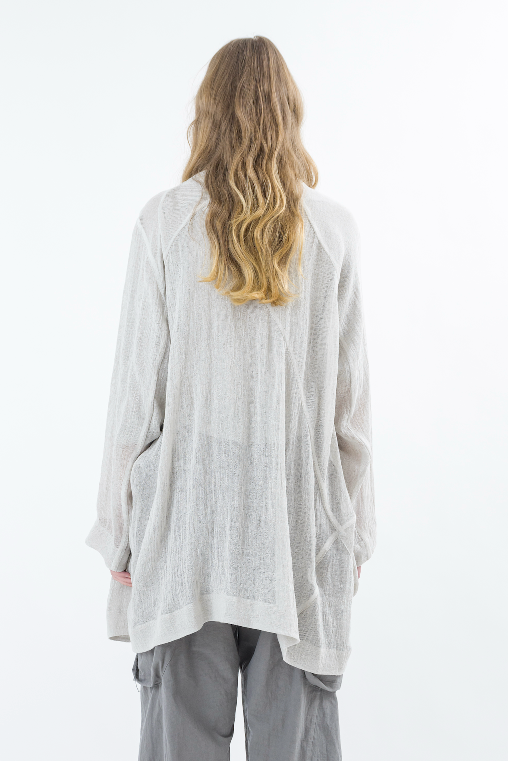 Sninyaseki Natural Linen sheer Japanese Jacket Oversized