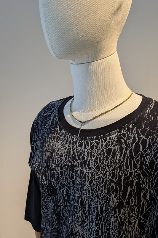 SILVER SPIKE NECKLACE