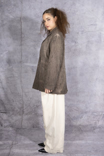 Studio B3 - jacket - blazer - oversized - straight - distressed