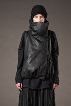Studio B3 - padded vest - high collar - black