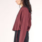 Studio B3 Mola Burgundy Cropped Jacket