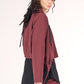 Studio B3 Mola Burgundy Cropped Jacket