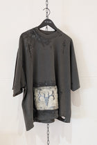 T-shirt - Organic Cotton - Oversized - Distressed - Dear head