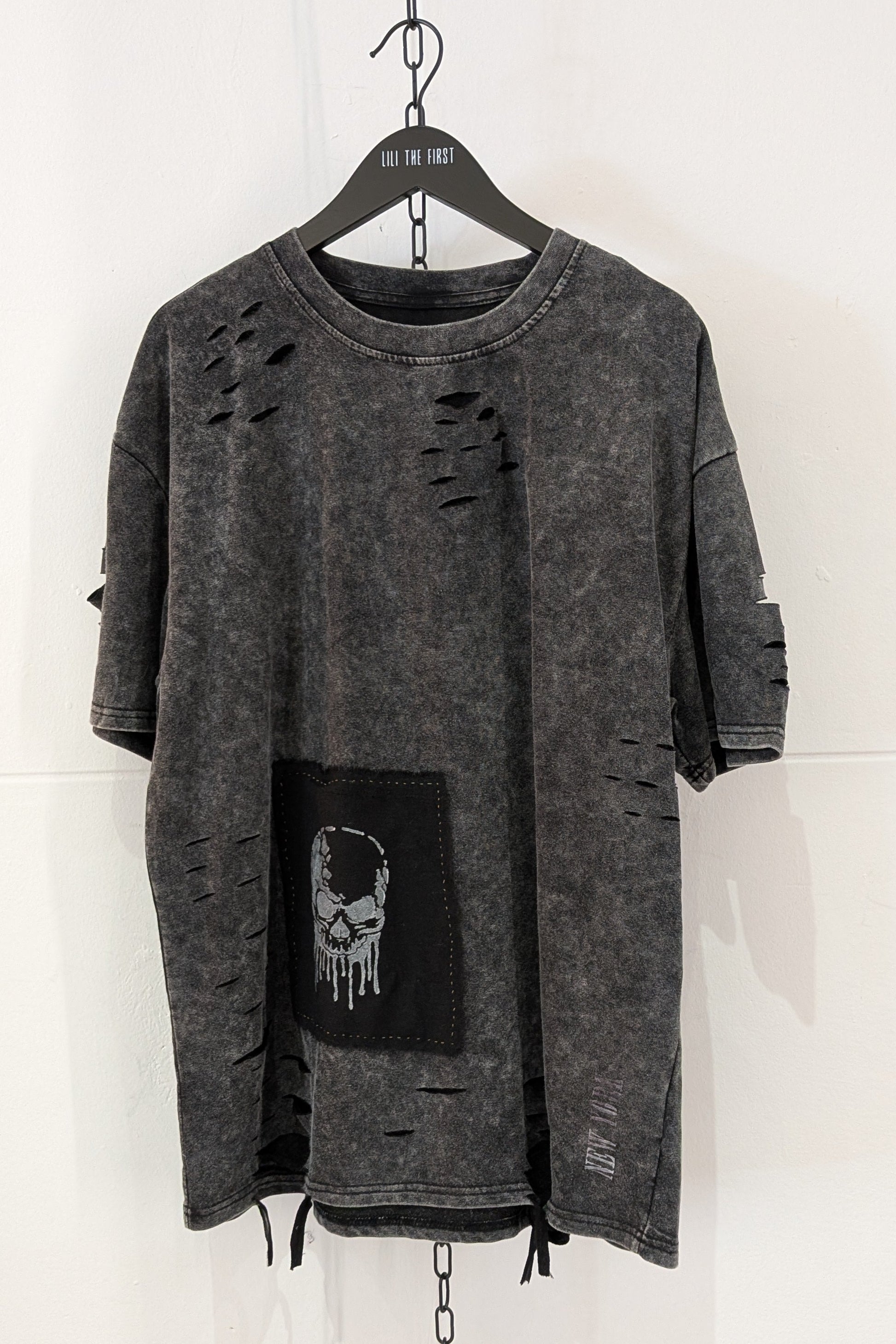 T-shirt - Oversized - distressed - Skull