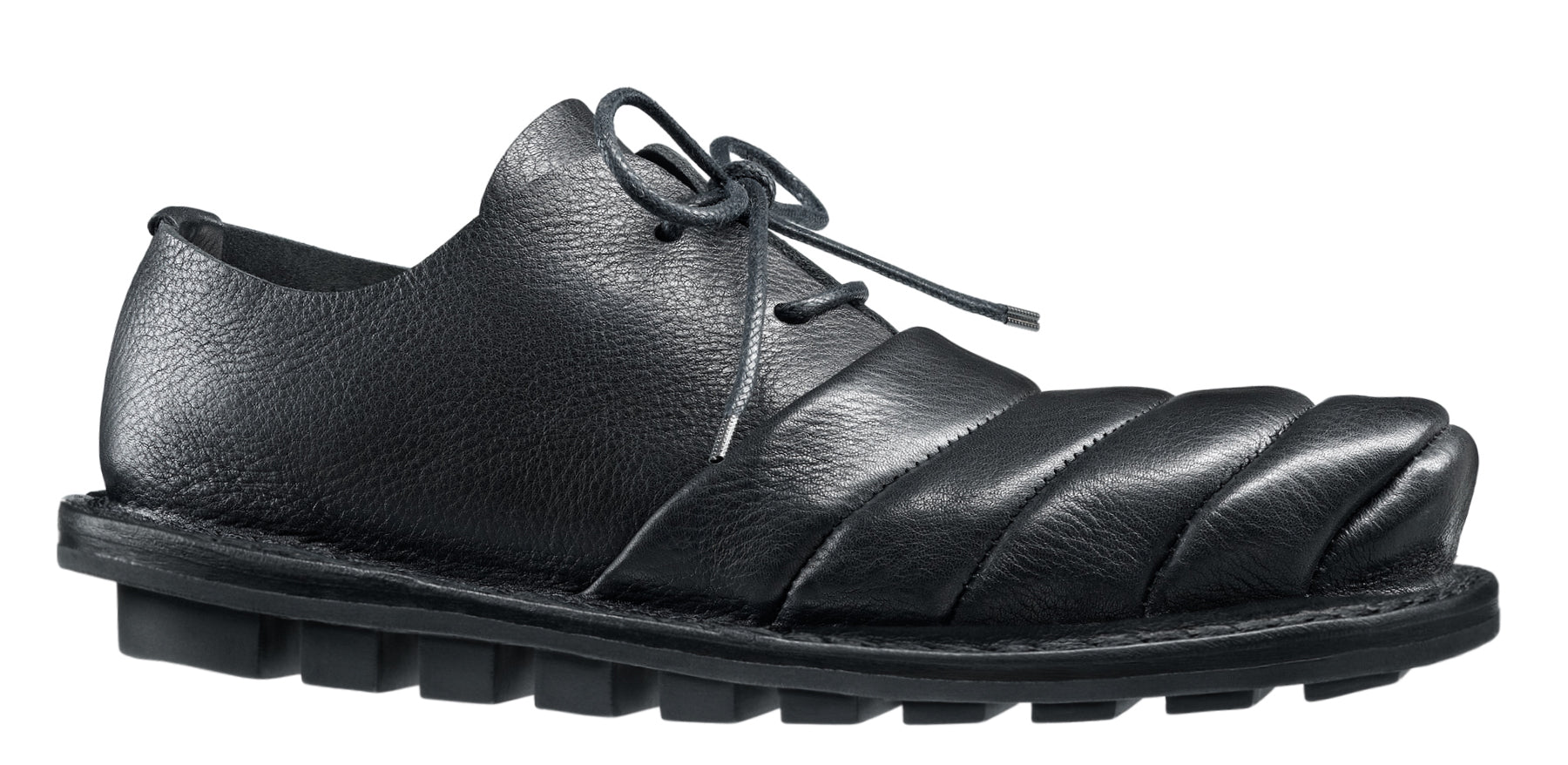 Trippen Cumulus shoes men - Lace-up Oxfords - Leather Black
