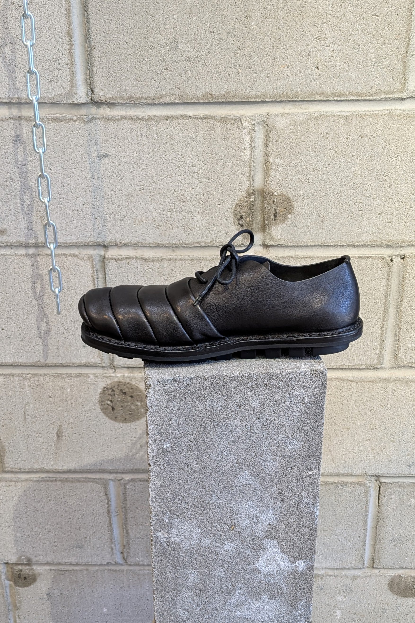 Trippen Cumulus shoes men - Lace-up Oxfords - Leather Black
