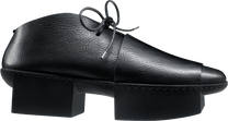 Trippen Deck shoes split sole platform laces black leather - sophisticated Derby shoes