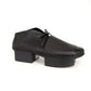 Trippen Deck shoes split sole platform laces black leather - sophisticated Derby shoes