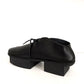 Trippen Deck shoes split sole platform laces black leather - sophisticated Derby shoes