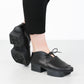 Trippen Deck shoes split sole platform laces black leather - sophisticated Derby shoes