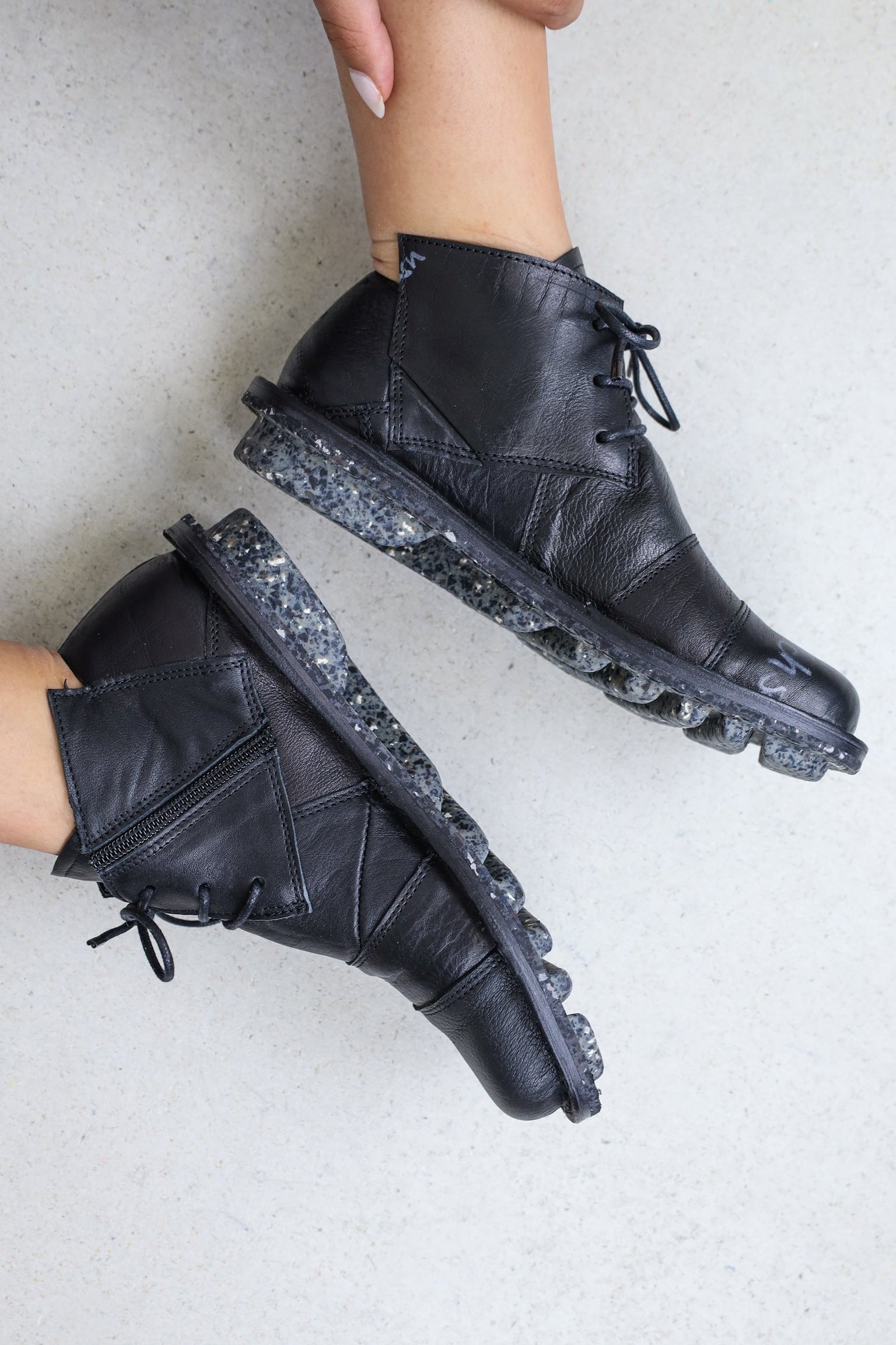 Trippen Men shoes - Pronto - Lace up - zero waste - Leather - One of a kind - sustainable