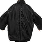 Vague Black reflective oversized jacket - Lili the First Boutique NYC