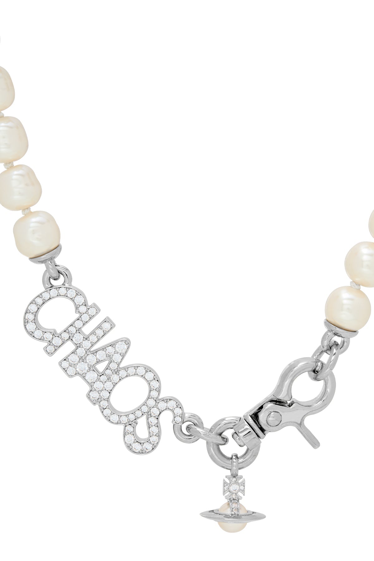 VIVIENNE WESTWOOD - NECKLACE - PEARLS - CHAOS - ORB PENDENT - NYC - LILI THE FIRST