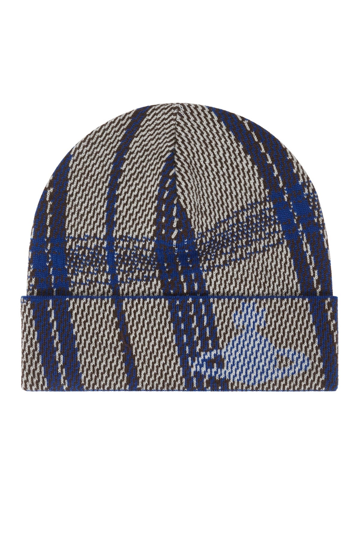 VIVIENNE WESTWOOD BI TARTAN BEANIE NAVY