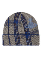 VIVIENNE WESTWOOD BI TARTAN BEANIE NAVY
