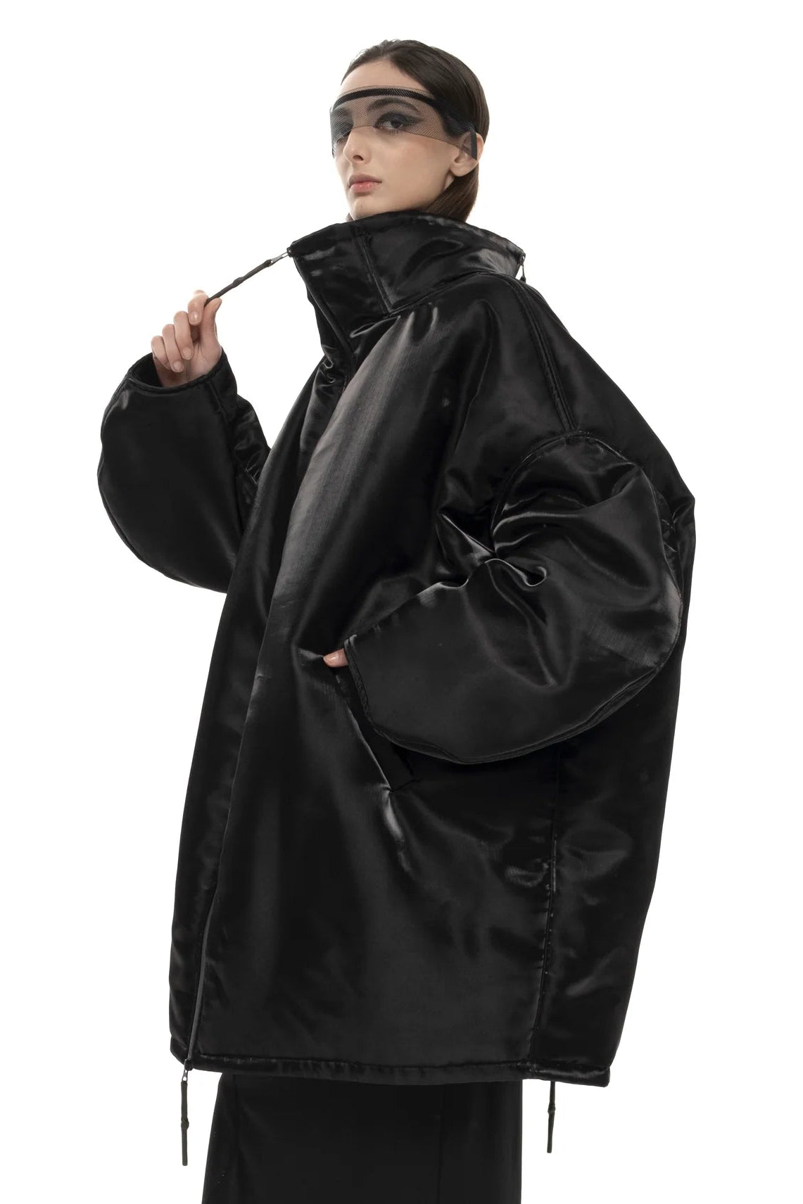 Vague Black Kaspi_Coat