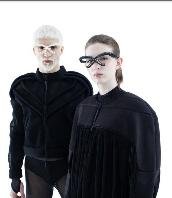 Vague Black - LiLi The First boutique Mesh Aviator Jacket