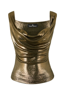 Vivienne Westwood - Anna top - Metallic bronze
