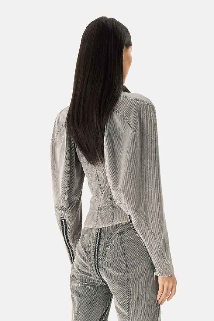 Vivienne Westwood - Beetle corduroy Jacket - Grey - LiLi The First