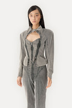 Vivienne Westwood - Beetle corduroy Jacket - Grey - LiLi The First