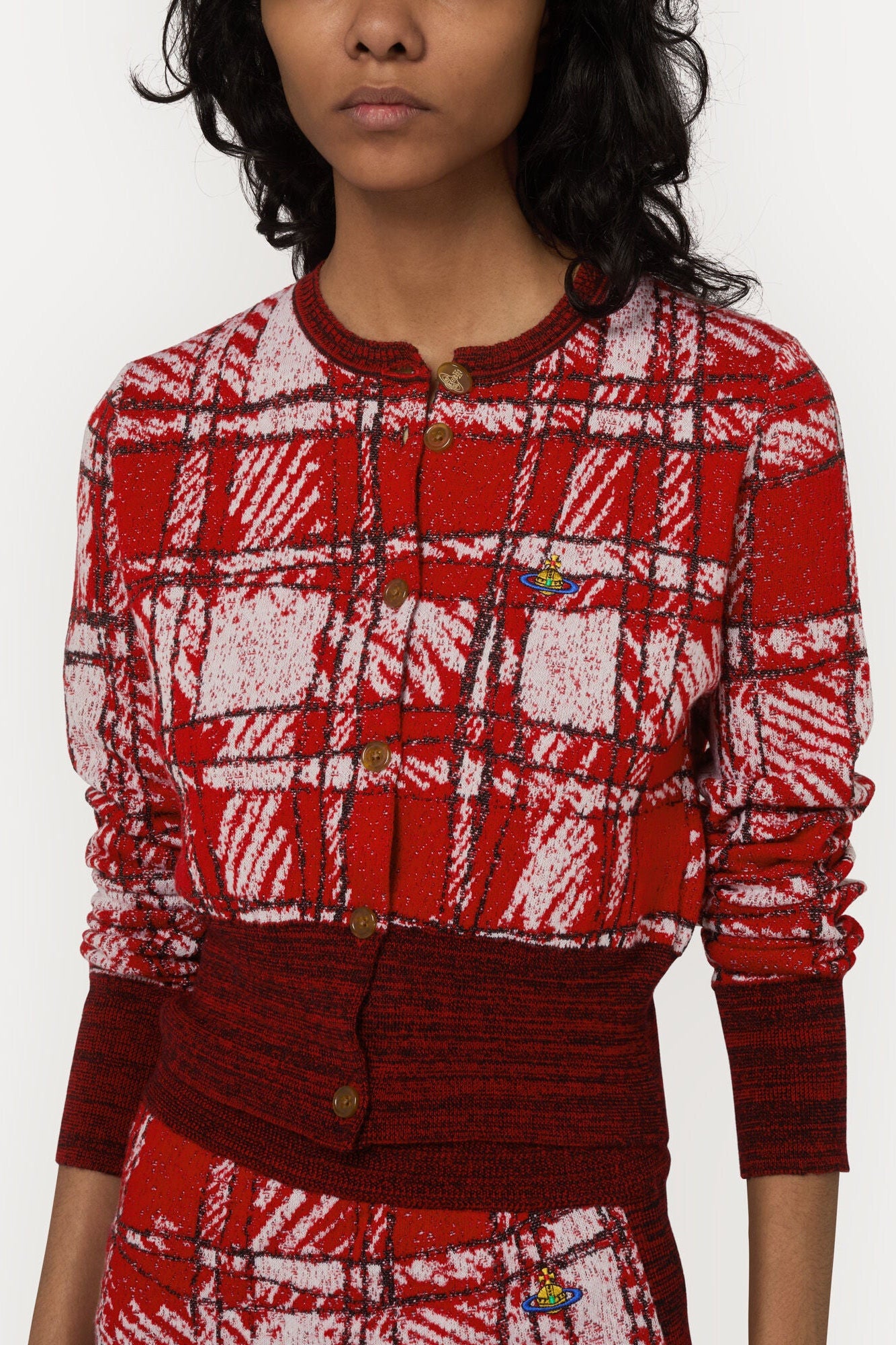 Vivienne Westwood - Cardigan - Red - Scribble