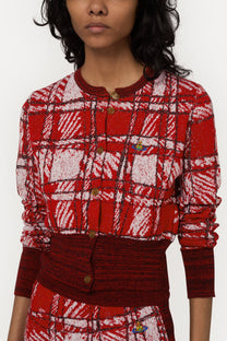 Vivienne Westwood - Cardigan - Red - Scribble