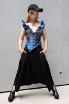 Vivienne Westwood - Corset Bustier - On Point - Blue Plaid - LiLi The First boutique NYC