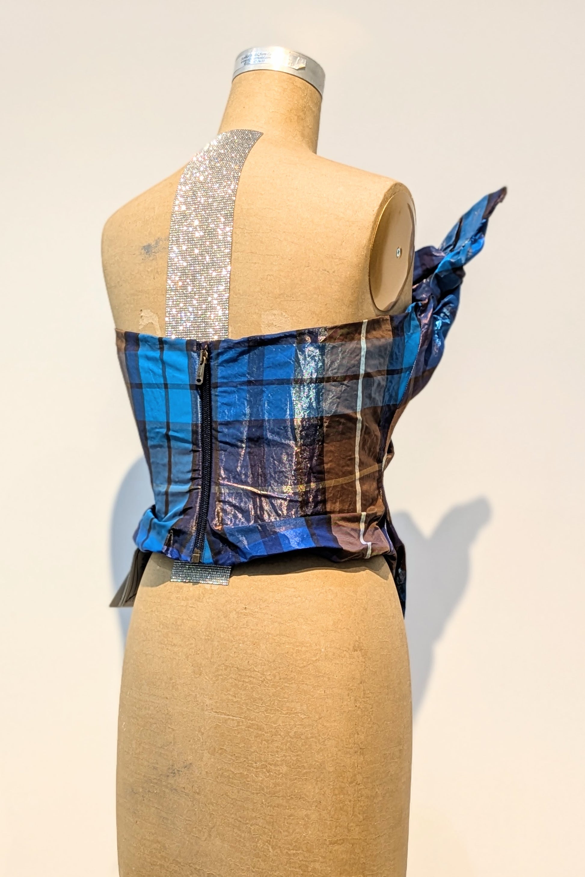Vivienne Westwood - Corset Bustier - On Point - Blue Plaid - LiLi The First boutique NYC