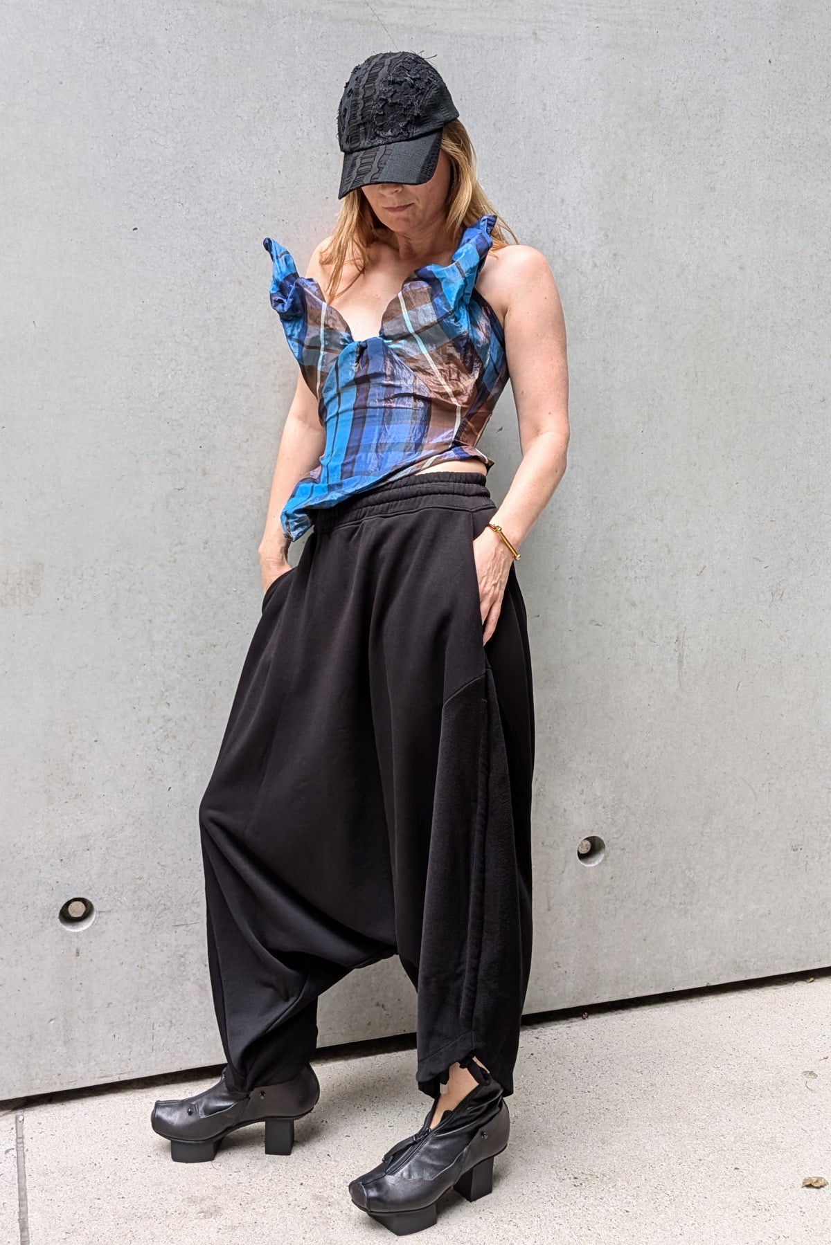 Vivienne Westwood - Corset Bustier - On Point - Blue Plaid - LiLi The First boutique NYC