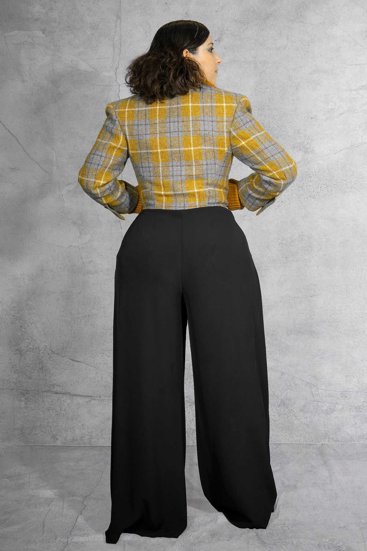 Vivienne Westwood - Harris Tweed Bomber Jacket - Plaid - Mustard - LiLi The First - Washington DC - New York