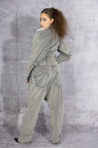 Vivienne Westwood - Twisted seam jeans - corduroy - grey - unisex