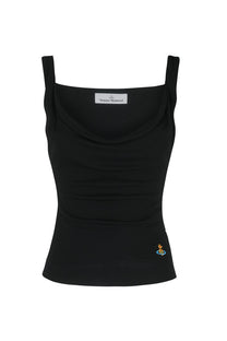 Vivienne Westwood - anna top - black - corset - jersey