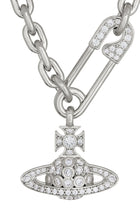 Vivienne Westwood - necklace - Safety pin - Orb - chain